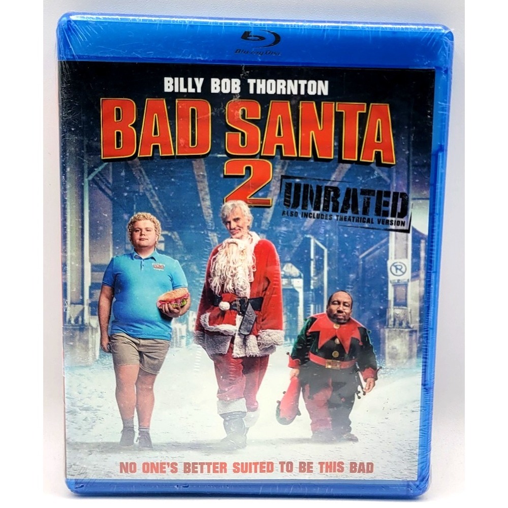 Bad Santa 2 Unrated Version Blu-ray Disc Billy Bob Thornton FACTORY SEALED NEW